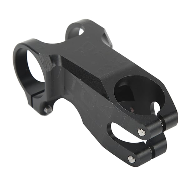 Cykelstam Minus 17 Grader Svart ihålig design CNC-process Glansigt utseende Utbytbar Mountainbike Styrstam Riser 60mm