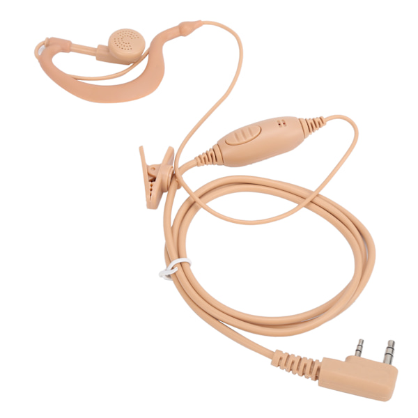 Walkie Talkie Earpiece Öronkrok Headset K Head Universal Typ med öronpropp för Baofeng