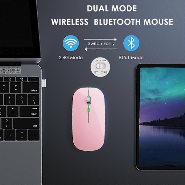 Mouse Jiggler Anti-Hibernate Auto-Move Cursor Virtuel Trådløs Bluetooth Mus Forhindrer Computer Låsning