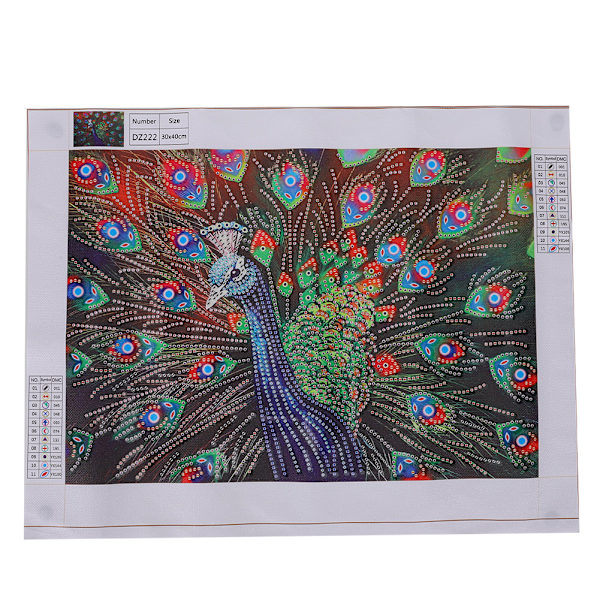 Peacock Diamond Painting Hand Craft DIY Resin Peafowl Embroidery Painting Kit