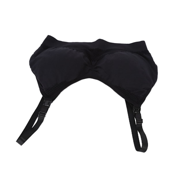 Åndbar håndfri pumpe bh gravide kvinder amme bh amning bh sort XXL