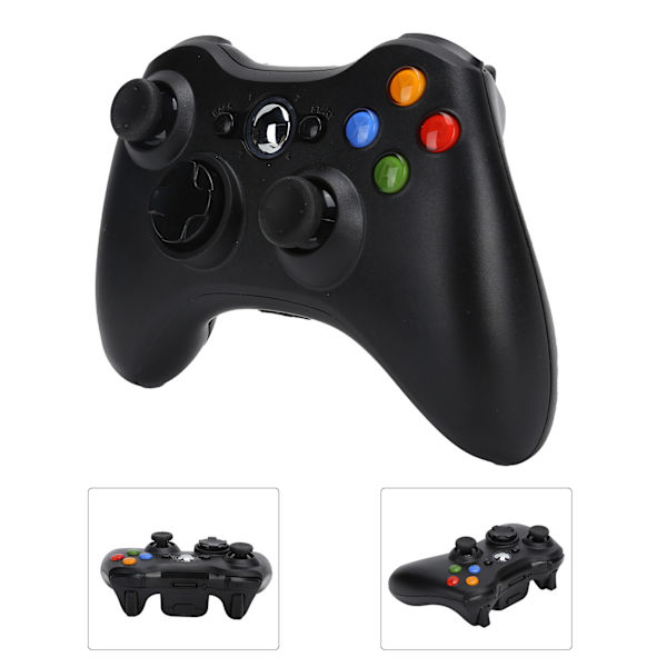 2.4G langaton peliohjain peliohjaimen kahva Xbox 360/PS3 isännälle musta