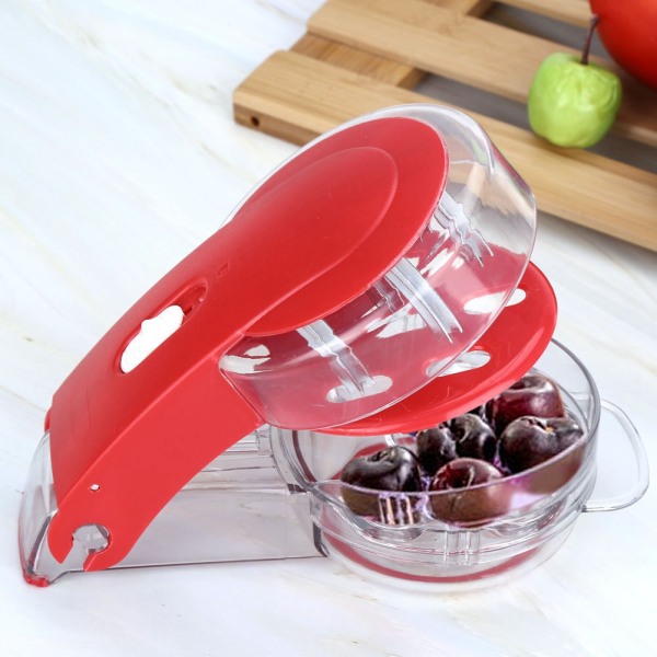 Cheery Kirsebær Pitter Seed Removing Tool Hjemmekontor Reise Frukt Stone Extractor