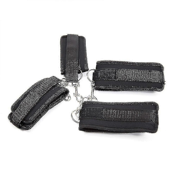 Justerbart Set med Mjuka Läderhandbojor för Hand, Handled och Ankel - Remmar Kit