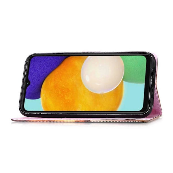 För Samsung Galaxy A54 5g PU Läder Plånbok Ställ Telefonfodral Fullständig Täckning Inre TPU-skydd Zekai Baby Panda