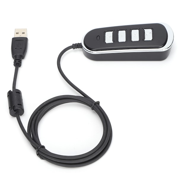 Puhelinkeskushanteen kuulokemikrofonin sovitin, 3,5 mm naaras - USB uros