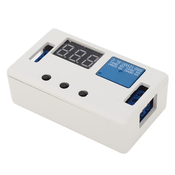 Tidsforsinkelsesrelémodul DC 12V Digital Timer Multifunksjonell Justerbar PLS Sykluskontrollbryter
