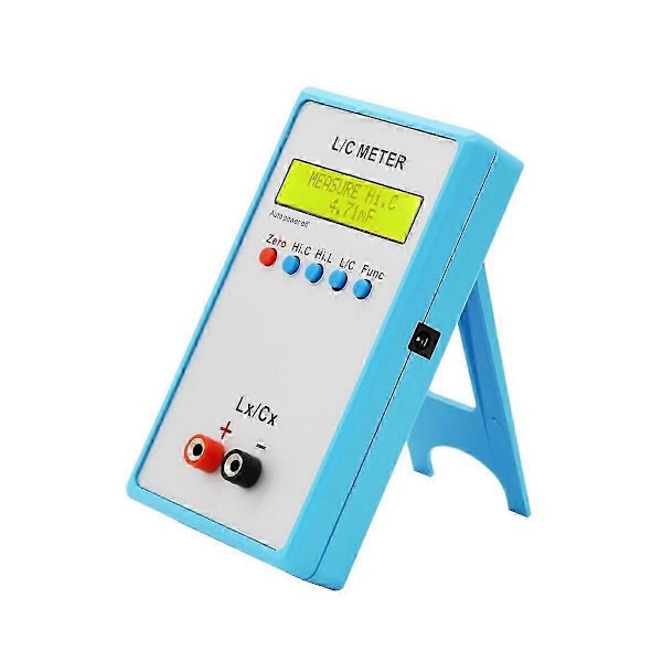 LC-200A Kannettava Induktanssi- ja Kapasitanssimittari Digitaalinen LCD Kapasitanssi Induktanssimittari LC-mittari 1PF-100MF 1UH