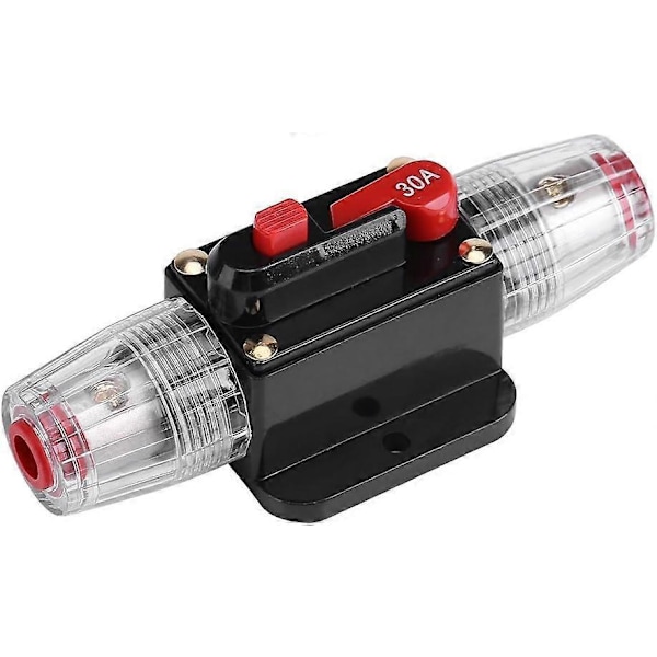 Bil Audio Inline Strømafbryder Reset Sikringsholdere Inverter til Stereo Switch System Beskyttelse