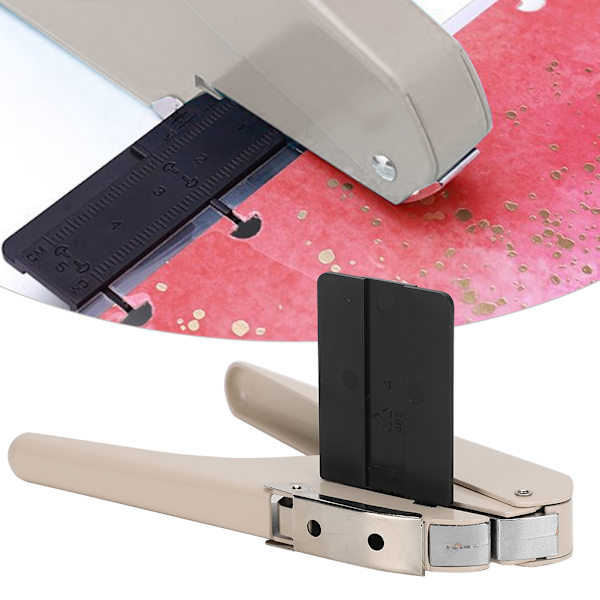 Svampformad hålmaskin för anteckningsböcker, kreativ mini DIY-stansmaskin för lösblad