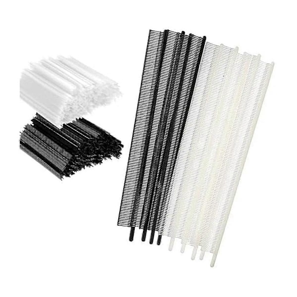 2000 stk. Mini Tag Kit, 0,5 cm Beklædningsmærke Barb Fastgørelse Prissedler 1000 stk. Sorte Fastgørelseselementer og 1000P-B15