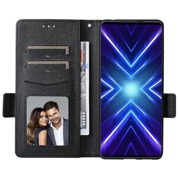 Telefonfodral för HTC U24 Pro 5G Läderfodral Svart Black HTC U24 Pro 5G