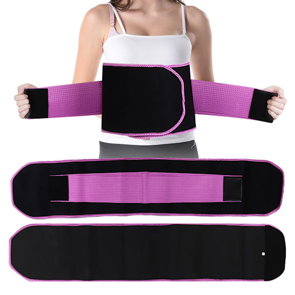 Waist trainer Multi elastiskt viktlyftande svettande midjeskyddsbälte (L 23 x 117cm)