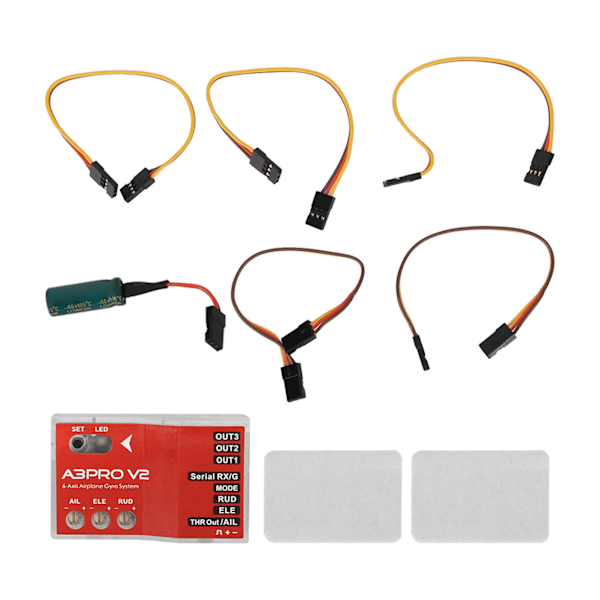 A3 Pro V2 Balancerende Flyvemaskine Gyroskop Stabilisator Flight Controller til RC Flyvemaskine Fast Vinge