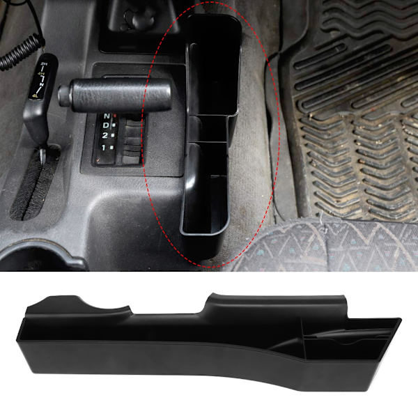 Passagersæde Gear Shift Panel Side Opbevaringsboks Co Pilot Organizer Box Passer til Jeep Wrangler JK