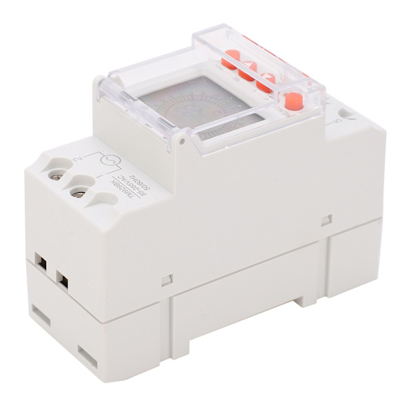 Digital Timer Bryter Tidsstyring Programmerbar LCD-skjerm TM929BK 85‑265V 30A
