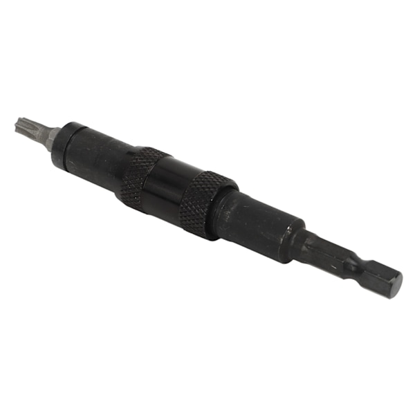 Mini Socketnøkkel Multi Angle 10 i 1 6,35 mm Hurtigutløser Skrutrekkersett med 10 Bor for Håndreparasjon DIY Verktøy Alle Svart