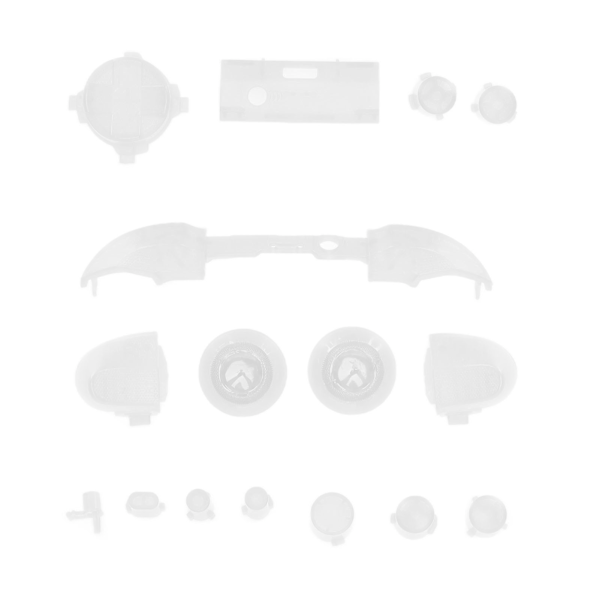 Fuld knapper Mod Kits Trigger Fuld Trigger Modul Sæt til XBOX Series X til XBOX Series S ControllerTransparent Hvid