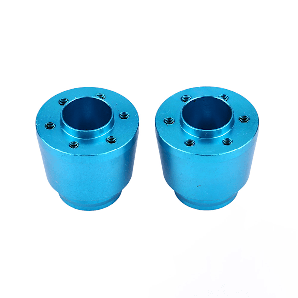 Aluminiumlegering Bakhjul Sekskant Navadapter for Axial Rock Racer 90026 RC Bil (Blå)