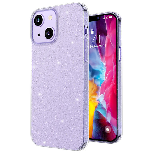 6,1 tuuman matkapuhelinkuori 1,5 mm PC TPU -liukueste suojakotelo IPhone 13 -kaksoiskameralle