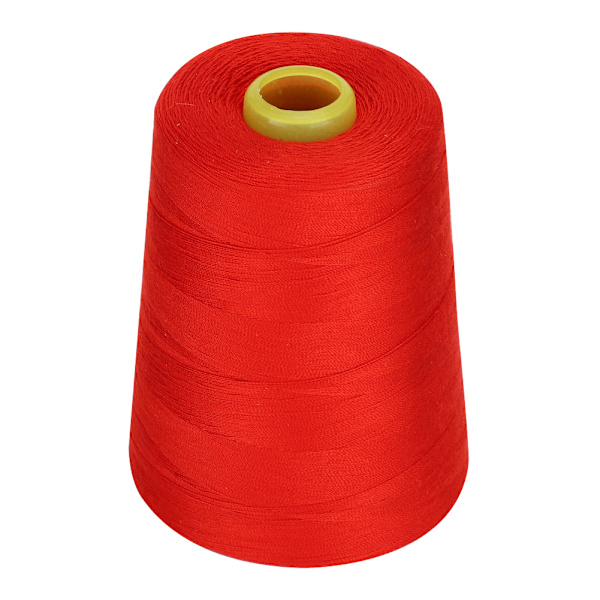Sytråd 8000 meter högkvalitativ polyester hushållstillbehör (röd)