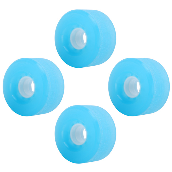 PUENTE 4 stk. 70x42mm skateboardhjul 80A Longboard Cruiser hjul reservedele blå