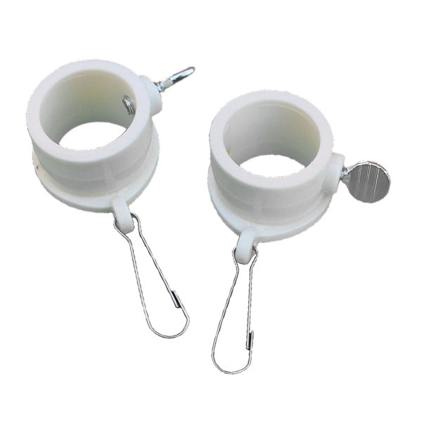 3 par flagmonteringsringe anti-wrap-grommet-clips - 1 tomme diameter flagstang--