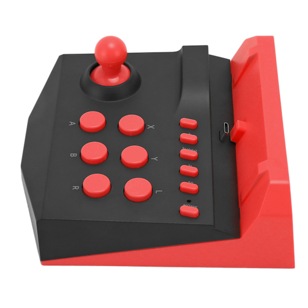 Arcade-peliohjain, Plug and Play -taisteluohjain räjähdysfunktiolla Switch Litelle, musta-punainen