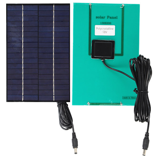 4.2W 18V Bærbart Effektivt Polykrystallinsk Silicium Solcellepanel til DIY Strømoplader