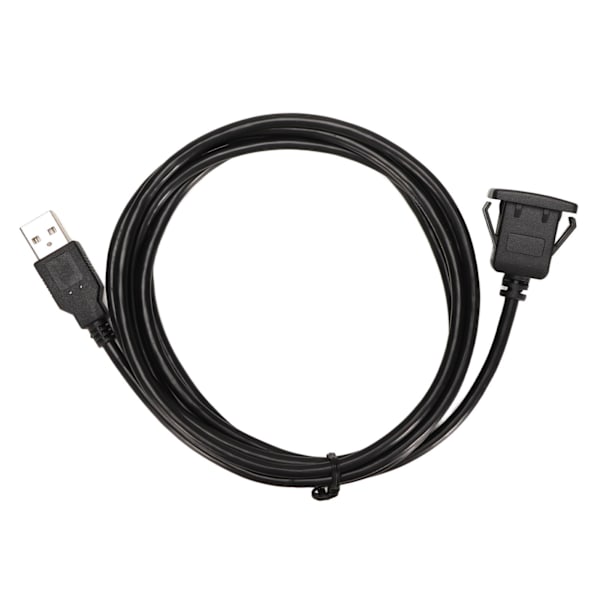 Auton USB 2.0 -jatkokaapeli, upotettu asennus, vedenpitävä PVC auton kojelaudan jatkokaapeli