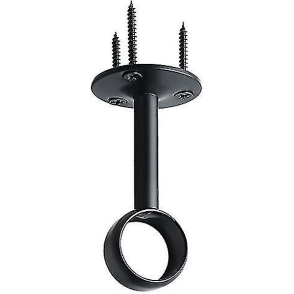 Verhotangon kannatin vaatekaapin tangon kannatin ruuveilla kattokannatin, halkaisija 32mm, 2 kpl