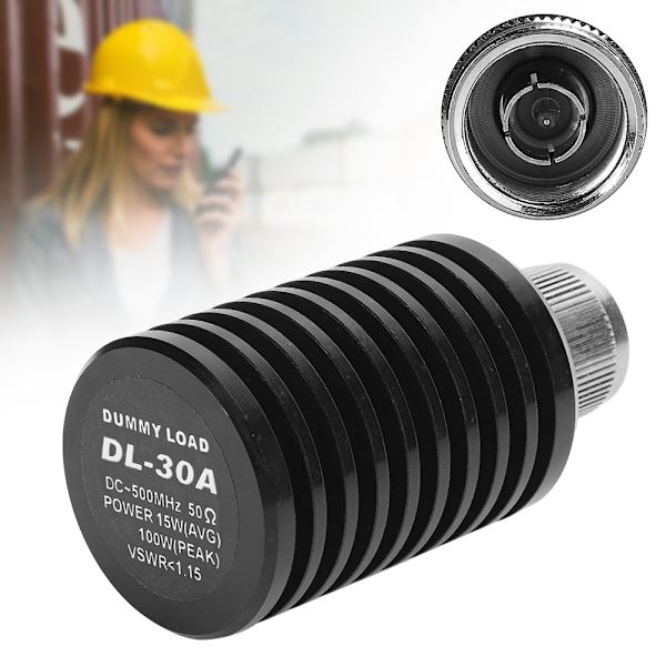 DL‑30A Dummy Load for Testing Antenna Walkie‑Talkie Accessories Low Loss Portable Tools