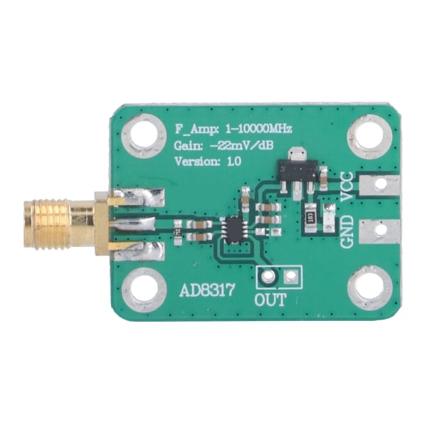 Logaritmisk detektor AD8317 ‑55dBm til 0dBm 1M‑10000MHz RF-effektmåler til signaleffektmåling