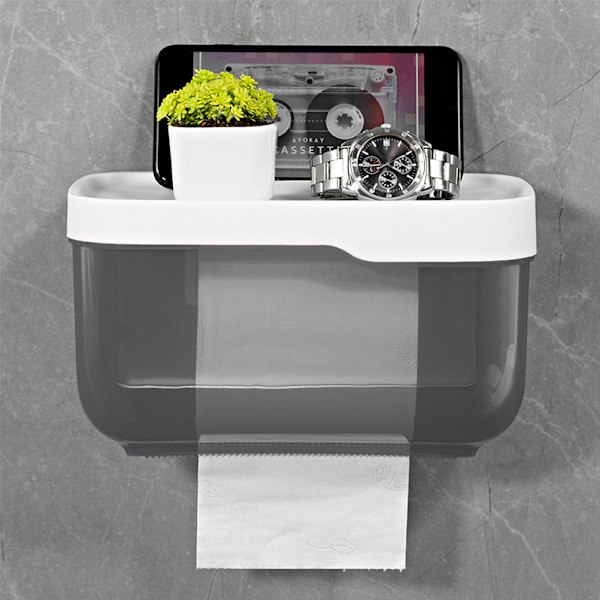 Vægmonteret vandtæt toiletrulleholder uden boring Toiletrulleholder Toiletrulleholder