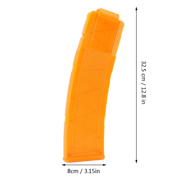 22 Dart EVA Soft Bullet Clip Dart Plastpistol Lekepatronholder (oransje)