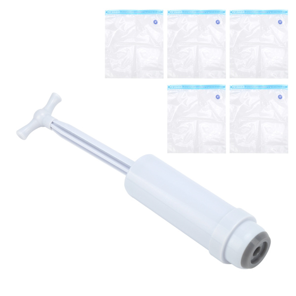 5 stk. filament opbevaringspose 3D printerdele plastik forseglet beskyttelsespose med sugepumpe