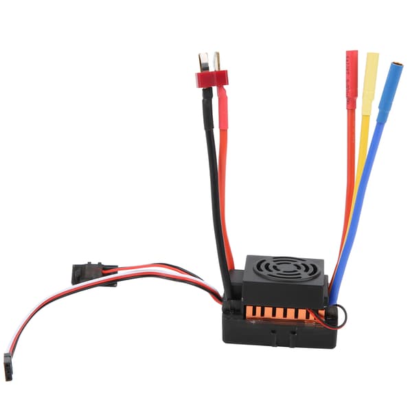 RC ESC 45A vanntett elektronisk hastighetsregulator tilbehørsdeler for 1/10 RC bilmodell Oransje