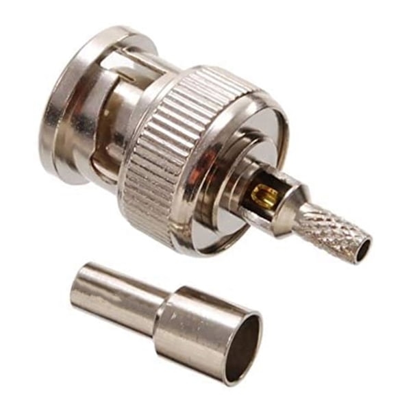 10 st BNC Hane Kontakt Fönster Rak Krymp för RG174 RG316 RG179 Kabel ADAPTER 50 Ohm-B10