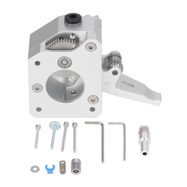 Dual Gear Extruder Metal Silver MK8 3D Printer Accessories Varaosa Prusa I3 Mk3 Vasenkätiselle