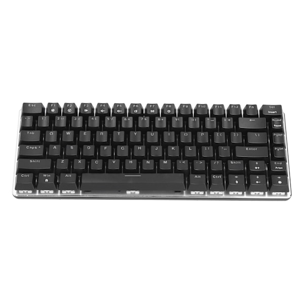 Mekanisk speltangentbord AK33 Blå brytare 5-kärnig tråd 82 tangenter Silver Black RGB-utgåva Datortillbehör Blå brytare