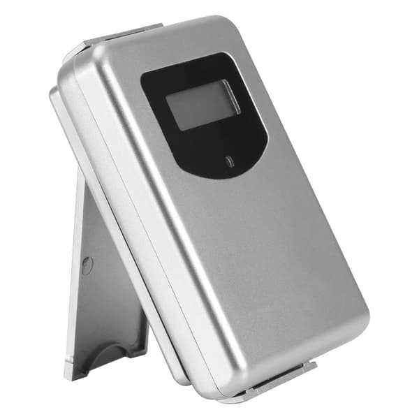 Batteridrevet trådløst digitalt termometer til indendørs/udendørs brug med fjernsensor til temperatur og fugtighed