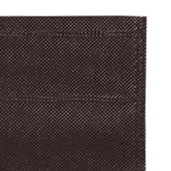 50 st Die Cut Icke-vävda väskor Eco Friendly Platta mun Tote väskor Icke-vävda tyg Kläder väskor Brun 25x35cm/9.8x13.8in
