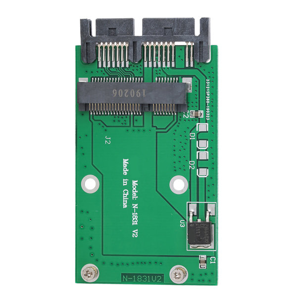 Mini MSATA -kortti 1,8 tuuman Micro SATA Interface Adapter Converter Card -levyyn