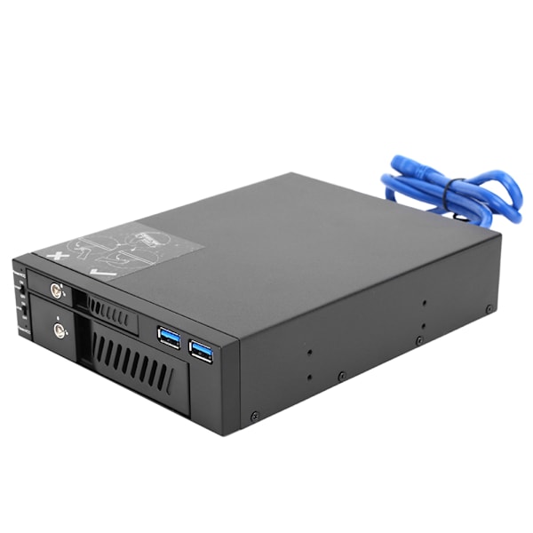 Harddisk mobilstativdeksel DualDisk Optisk Drive Extraction Box 2.5/3.5 Brakett USB MR6203