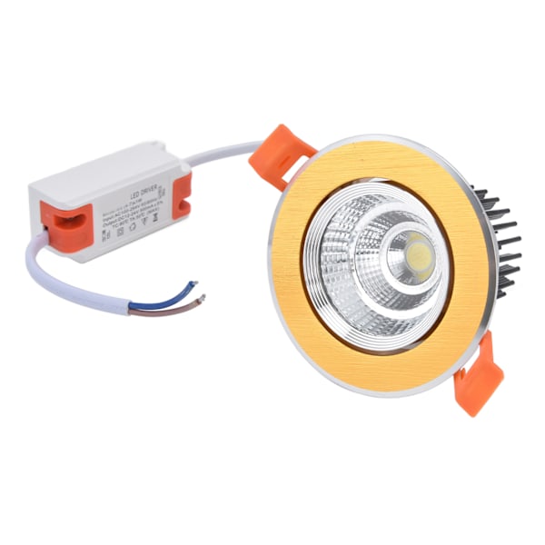 LED-burkbelysning 7W Mjukt ljus Energisparande Säker Stabil Enkel installation Bred applikation LED-infälld belysning