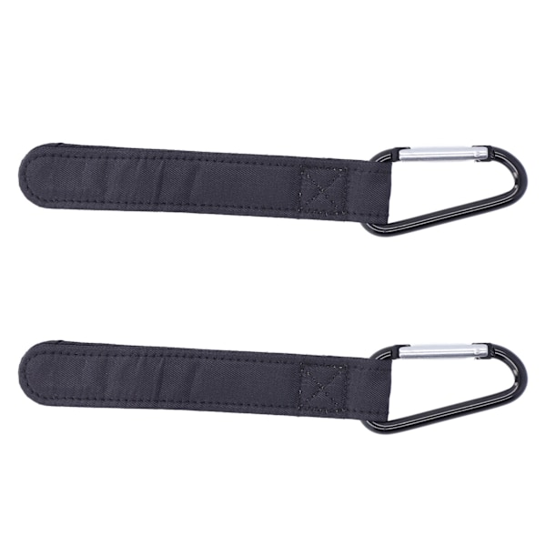 2 st barnvagnskrokar mjuka nylon 5 kg belastningslager metallkrokar för att hänga blöjväskor