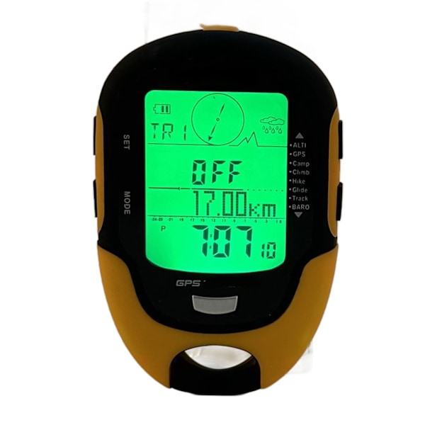 FR510 ABS IPX4 Vattentät Klass Utomhus Navigering Höjdmätare Temperatur Fuktighet Kompass GPS Elektronisk Höjdmätare