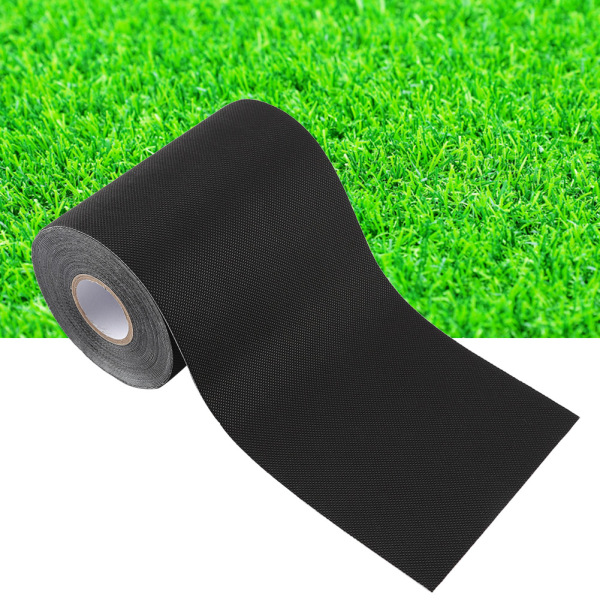 15*1000 cm självhäftande sammanfogning svart tejp syntetisk gräsmatta konstgräs