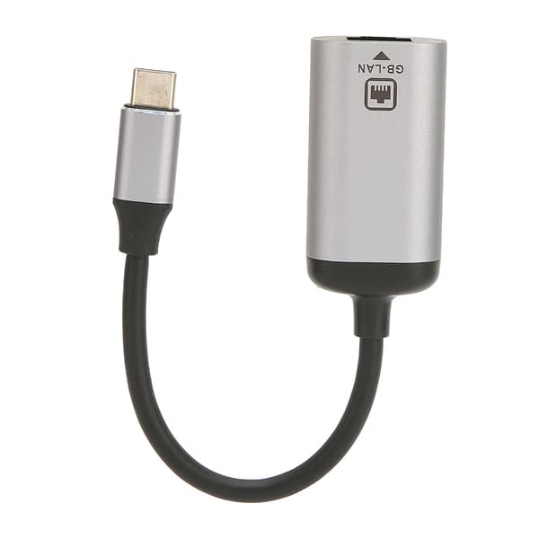 USB C til RJ45-adapter 1000 Mbps højhastigheds Plug and Play metalskal LAN til USB C-adapter til bærbar computer tablet telefon