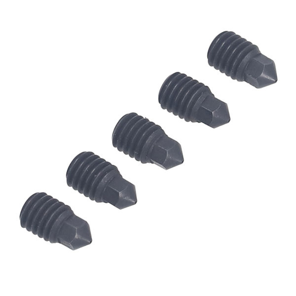 5 stk. Hærdet stål dyse High Speed printhoved support 1,75 mm filament til Bambu Lab X1 eller P1P 3D printer Hot End 0,4 mm